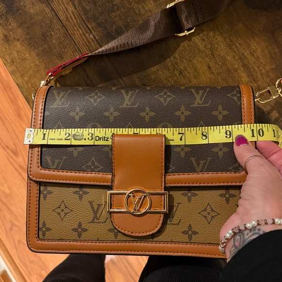 Monogram Brown Clutch - Picture 9 of 11